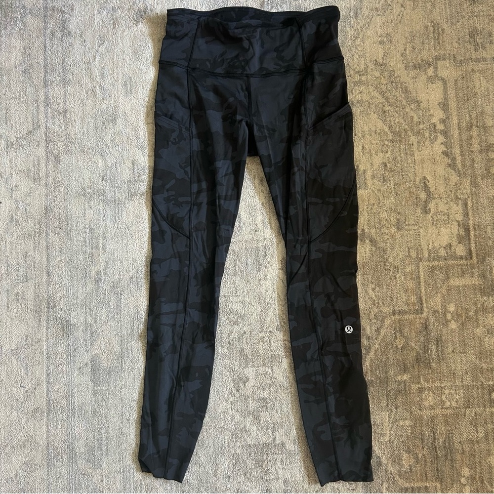 Lulu lemon fast and free legging camo